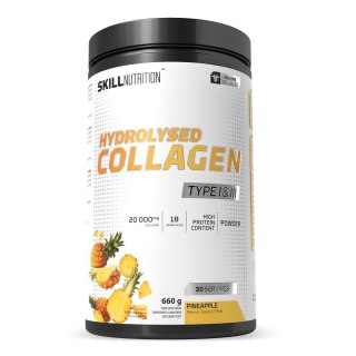 Skill Nutrition Hydrolysed Collagen Type I & III suplement diety w proszku Pineapple 660g