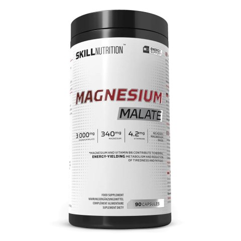 Skill Nutrition Magnesium Malate suplement diety 90 kapsułek