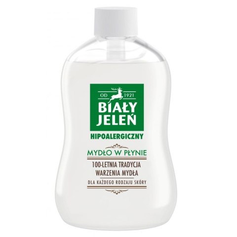 Biały Jeleń Hipoalergiczne mydło w płynie zapas 500ml