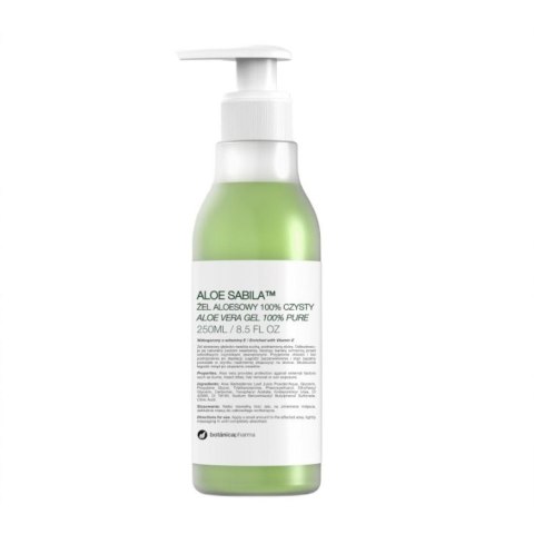 Botanicapharma Aloe Sabila żel aloesowy 100% czysty 250ml