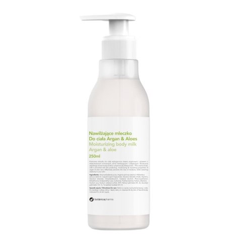 Botanicapharma Nawilżające mleczko do ciała Argan i Aloes 250ml