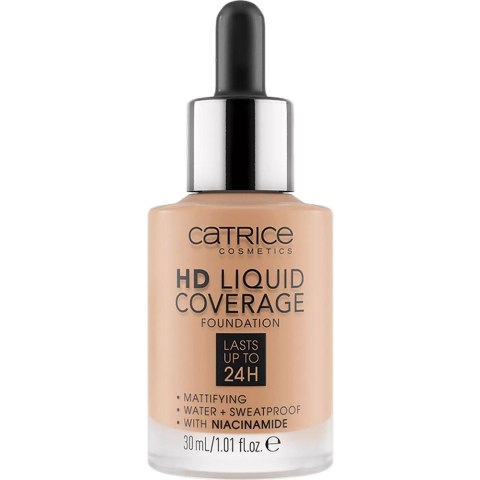 Catrice HD Liquid Coverage Foundation 24H matujący podkład do twarzy 040 Warm Beige 30ml