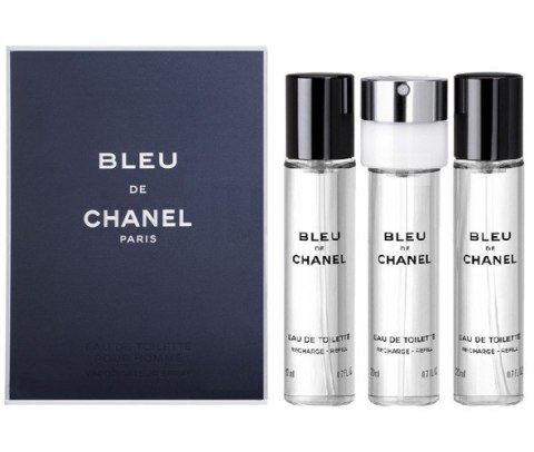 Chanel Bleu de Chanel woda perfumowana spray z wymiennym wkładem 3x20ml