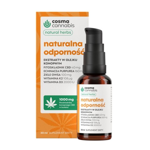 Cosma Cannabis Naturalna Odporność suplement diety 30ml