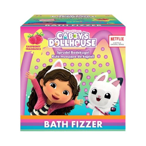 Gabby's Dollhouse Kula musująca do kąpieli Malina 165g