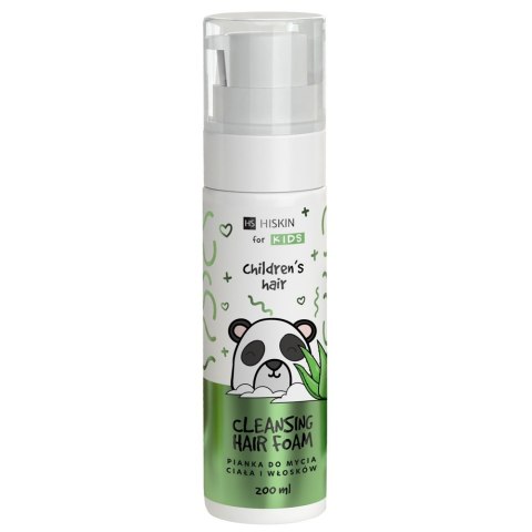 HiSkin Kids pianka do mycia ciała i włosów Aloes 200ml