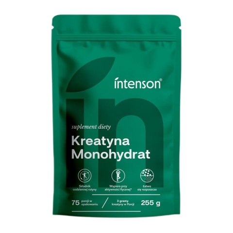 Intenson Kreatyna Monohydrat suplement diety Pure 255g