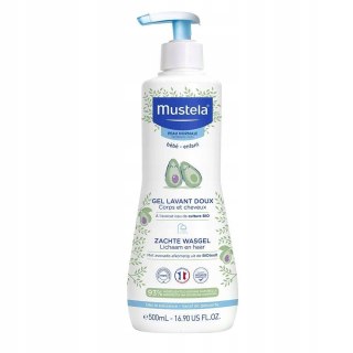 Mustela Gentle Cleansing Gel delikatny żel do mycia ciała i włosów 500ml