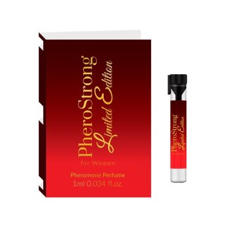 PheroStrong Pheromone Perfume For Women Limited Edition perfumy z feromonami dla kobiet próbka 1ml