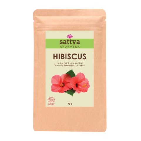 Sattva Zakwaszacz do henny i ziół barwiących Hibiscus 70g