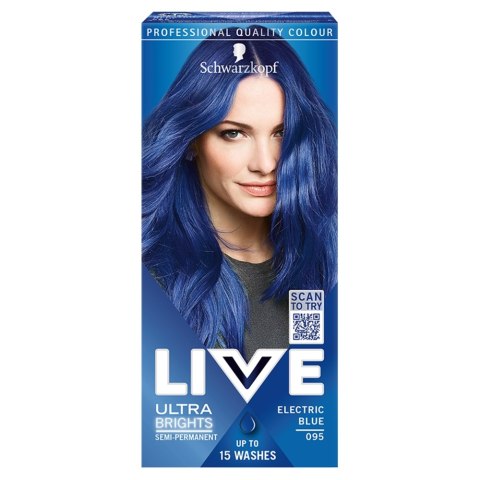 Schwarzkopf Live Colour Moment farba do włosów 095 Electric Blue