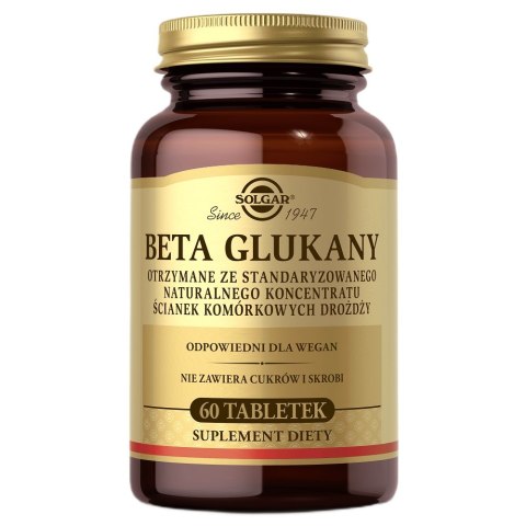 Solgar Beta Glukany suplement diety 60 tabletek