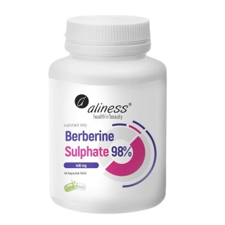 Aliness Berberine Sulphate 98% 400mg suplement diety 60 kapsułek