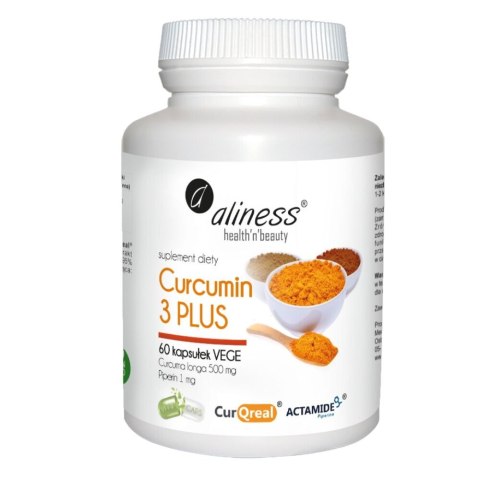 Aliness Curcumin 3 Plus suplement diety 60 kapsułek