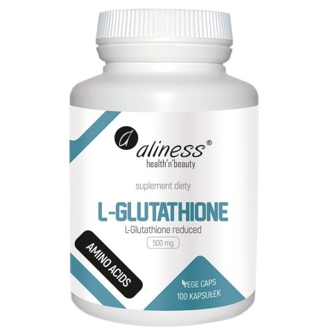Aliness L-Glutathione reduced 500mg suplement diety 100 kapsułek