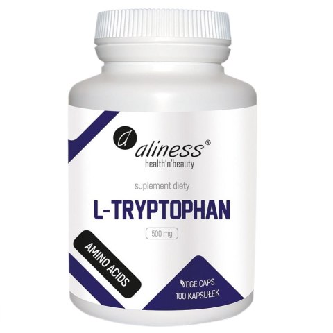 Aliness L-Tryptophan 500mg suplement diety 100 kapsułek