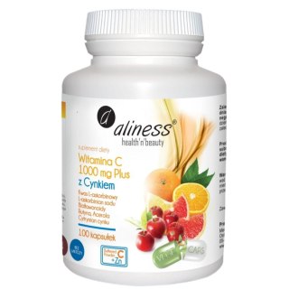 Aliness Witamina C 1000mg z Cynkiem Plus suplement diety 100 kapsułek