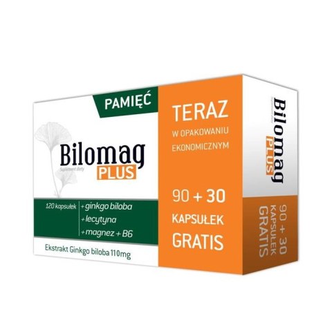Bilomag Plus suplement diety 120 kapsułek