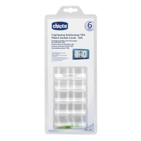 Chicco Safe zatyczki do gniazdka elektrycznego (10A) 6m+ 10szt