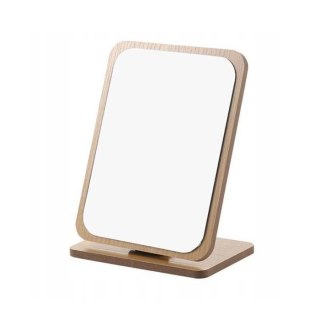 Ecarla Lusterko kosmetyczne stojące Drewniane