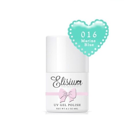 Elisium Colour UV Gel Polish lakier hybrydowy 016 Marine Blue 9g