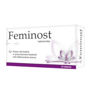 Feminost Suplement diety dla kobiet wspomagający utrzymywanie kontroli nad oddawaniem moczu 56 tabletek powlekanych