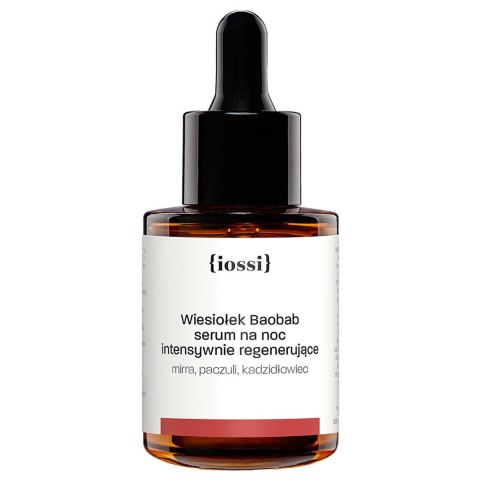 Iossi Wiesiołek & Baobab intensywnie regenerujące serum na noc 30ml