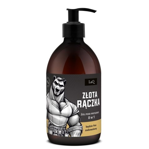 LaQ Żel pod prysznic dla mężczyzn 8w1 Złota Rączka 500ml