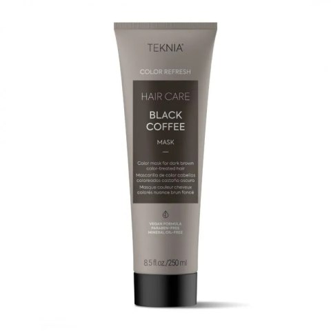 Lakme Teknia Black Coffee Mask Refresh maska koloryzująca do włosów w odcieniu ciemnego brązu 250ml