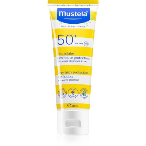 Mustela SPF50 Mineral Sunscreen Lotion przeciwsłoneczne mleczko do skóry wrażliwej 40ml