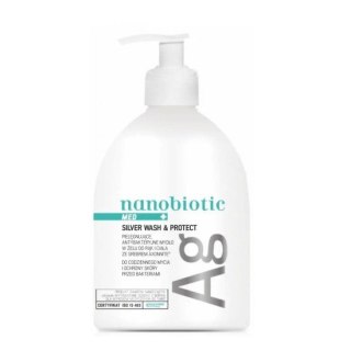 Nanobiotic Med Silver Wash & Protect mydło w żelu do rąk i ciała ze srebrem 500ml