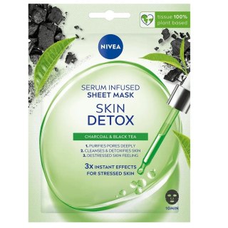 Nivea Skin Detox maska w płachcie z serum detoksykującym
