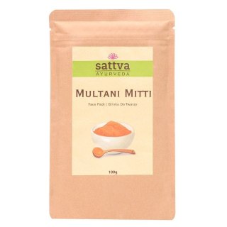 Sattva Multani Mitti glinka kosmetyczna do twarzy 100g