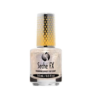 Seche FX Diamond Effect Top Coat błyszczący lakier nawierzchniowy Gold 14ml