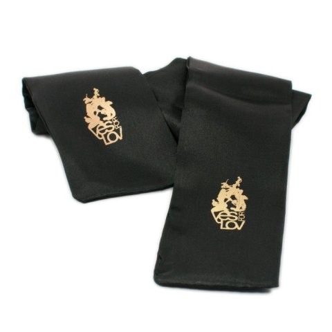 Yes For Lov Black Satin Blindfold satynowa szarfa/opaska na oczy Czarna