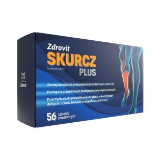 Zdrovit Skurcz Plus suplement diety 56 tabletek powlekanych