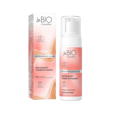 BeBio Ewa Chodakowska Naturalny toner w piance Brzoskwiniowy Blond 120ml