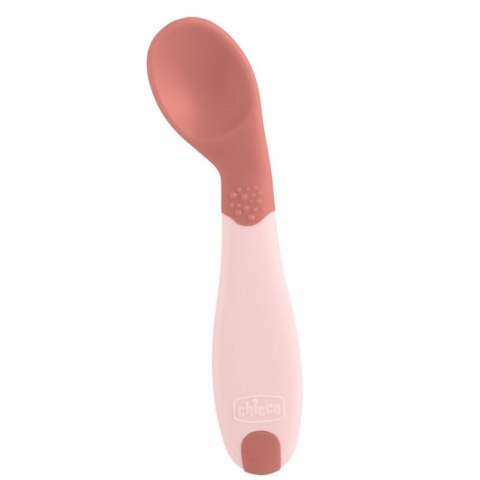 Chicco Baby's First Spoon pierwsza łyżeczka 8m+ Brzoskwiniowa