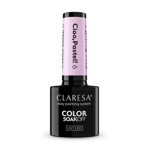 Claresa Color Soak Off UV/LED Ciao Pastel! lakier hybrydowy 6 5g