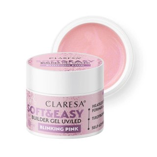 Claresa Soft&Easy Builder Gel żel budujący Blinking Pink 90g
