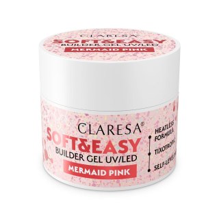Claresa Soft&Easy Builder Gel żel budujący Mermaid Pink 45g