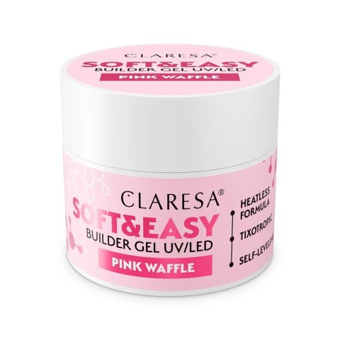 Claresa Soft&Easy Builder Gel żel budujący Pink Waffle 12g