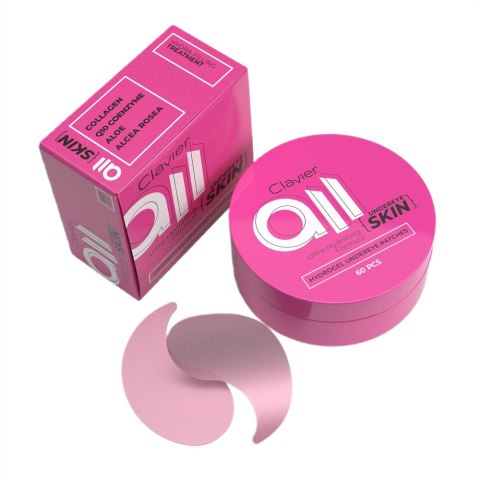 Clavier All Undereye Skin nawilżające żelowe płatki pod oczy 60szt.