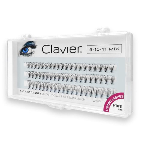 Clavier Classic kępki rzęs Mix 9/10/11mm