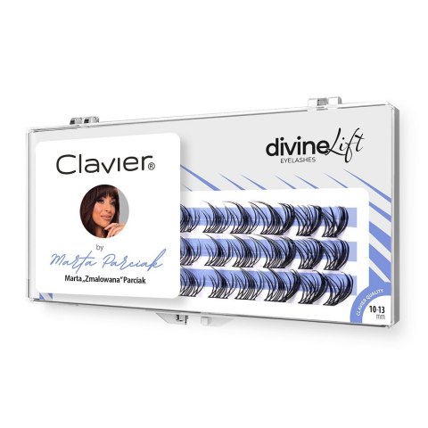 Clavier Divine Lift by Marta „Zmalowana" Parciak kępki rzęs - natychmiastowy lifting i zagęszczenie 10-13mm