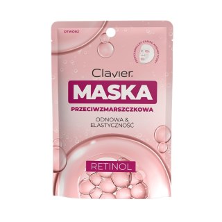 Clavier Maska przeciwzmarszczkowa w płachcie z retinolem 25ml