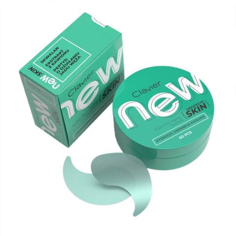 Clavier New Undereye Skin odmładzające żelowe płatki pod oczy 60szt.