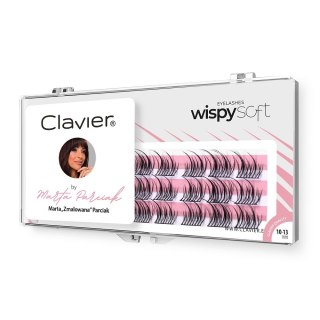 Clavier Wispy Soft by Marta „Zmalowana" Parciak kępki rzęs - naturalny efekt wispy i lekka objętość 10-13mm