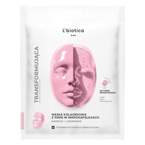 L'biotica Maska kolagenowa z PDRN w mikrokapsułkach Napięcie i Ujędrnienie 1szt.