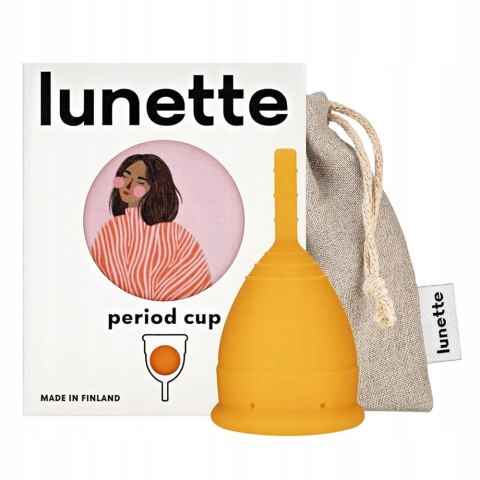 Lunette Period Cup kubeczek menstruacyjny Pomarańczowy rozmiar 2